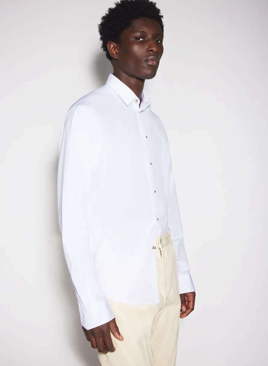 Tops|Tops|MUGLER white poplin shirt